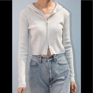 BRANDY MELVILLE GRAY ARDEN HOODIE